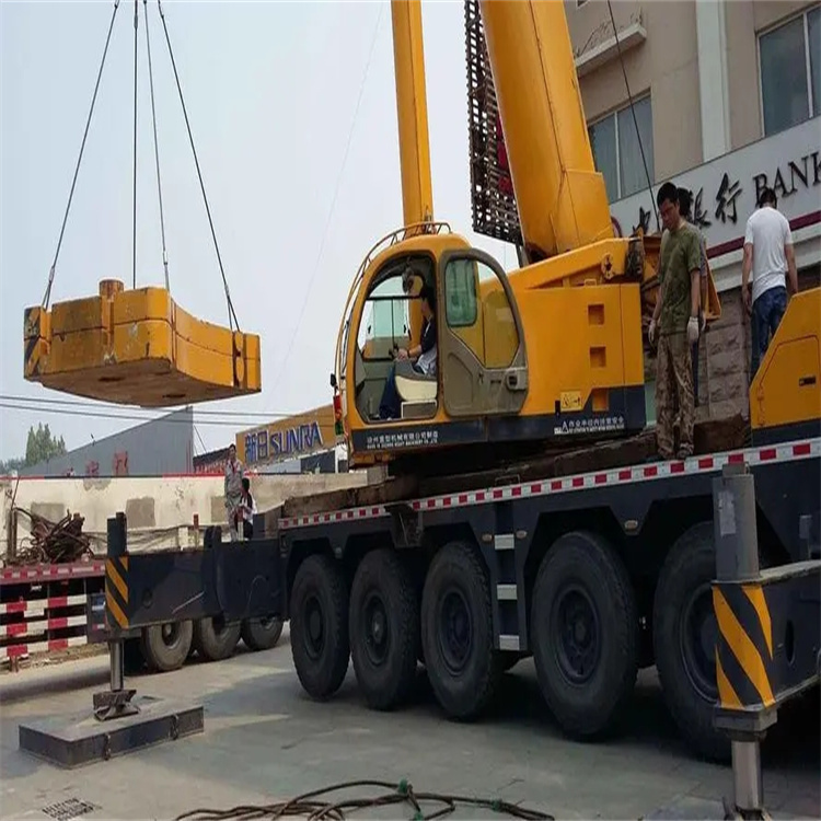 高埗镇当地吊车出租|机器吊装|75吨|工厂搬迁服务